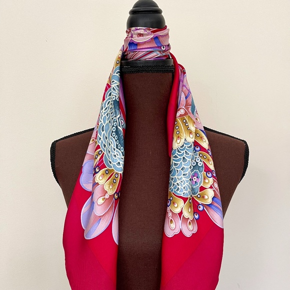 Salvatore Ferragamo Silk Scarf - Picture 11 of 14